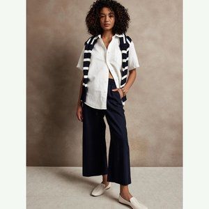 Banana Republic wide leg linen pants size XS